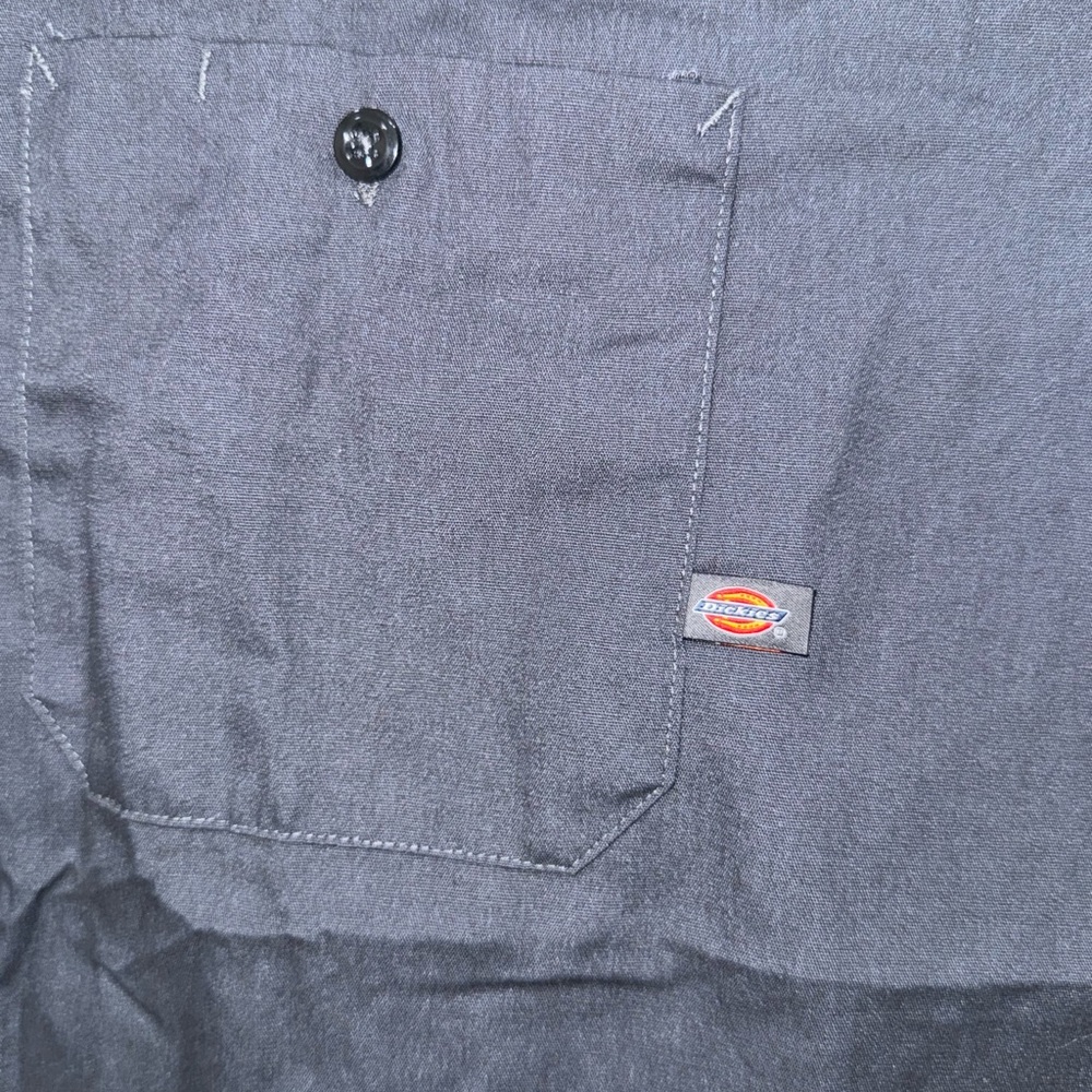 Dickies Men's Navy blue Short Sleeve Shirt Large - Picture 4 of 4